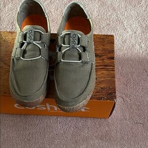 Hey Dude Men's Green Slip-On Loafers